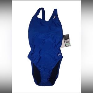 C1 Speedo Women'S Solid Super Prolt Durable One Piece Swimsuit Speedo Blue 34